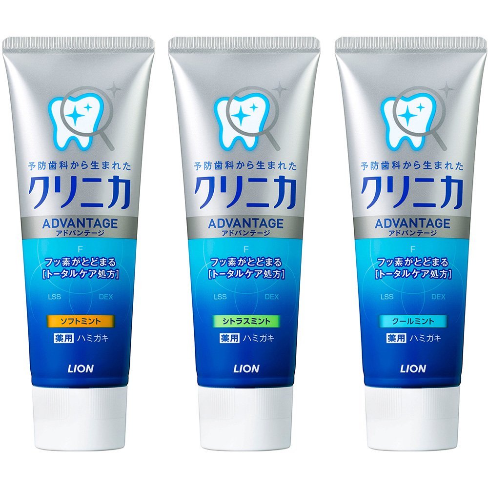 Teeth Whitening Japan - 3 Pcs Jepang LION CLINICA Mint