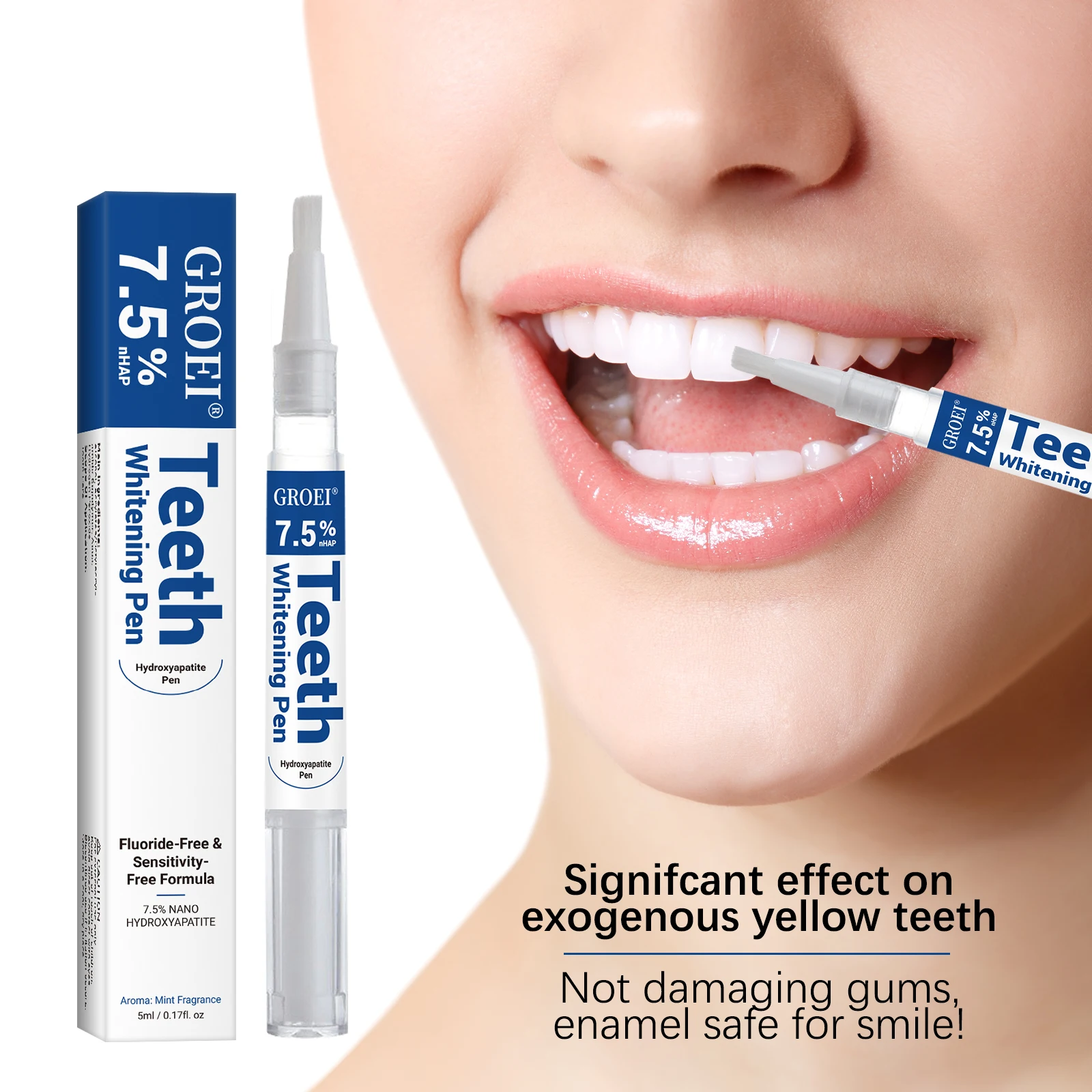 Teeth Whitening Groupon - Pena Pemutih Gigi Hidroksiapatit Pena Gel