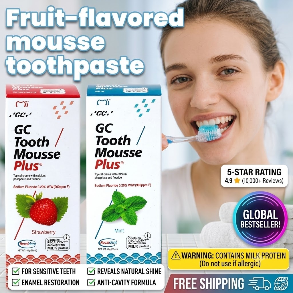 Teeth Whitening Best - Pasta Gigi Mousse Rasa Buah GC