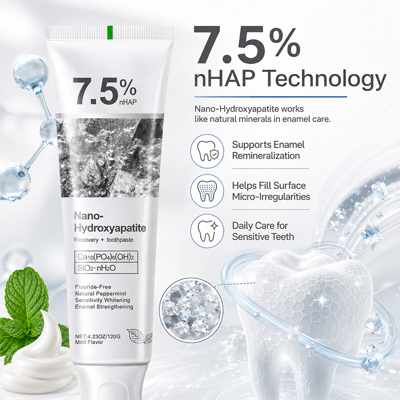 Teeth Whitening That Works - 5/6Pcs Pasta Gigi Nano Hidroksiapatit 7.5%