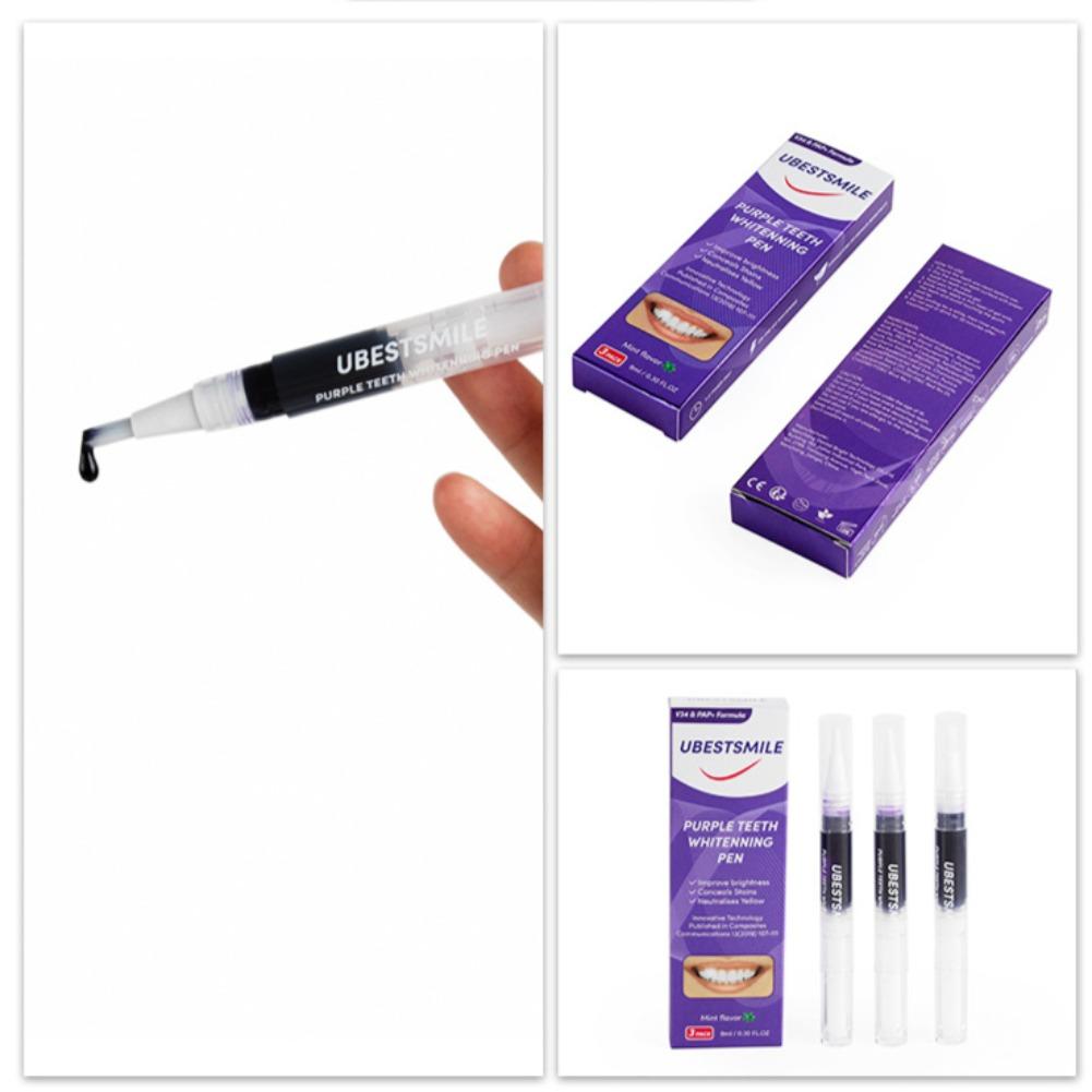 Teeth Whitening Gel Pen - Pena Pemutih Gigi Ungu V34, Penghilang