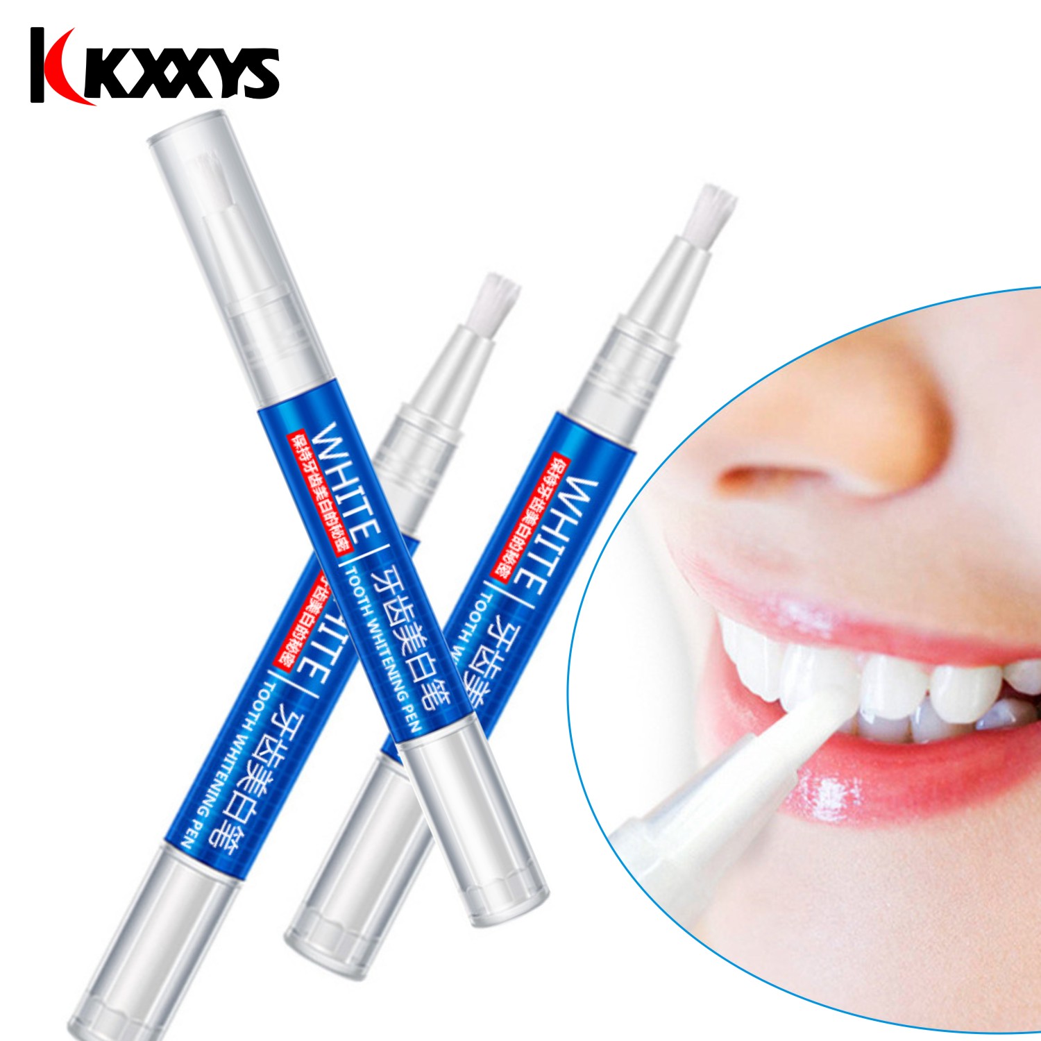 Teeth Whitening Gel Pen - 2 Buah * 3Ml Pena Pemutih