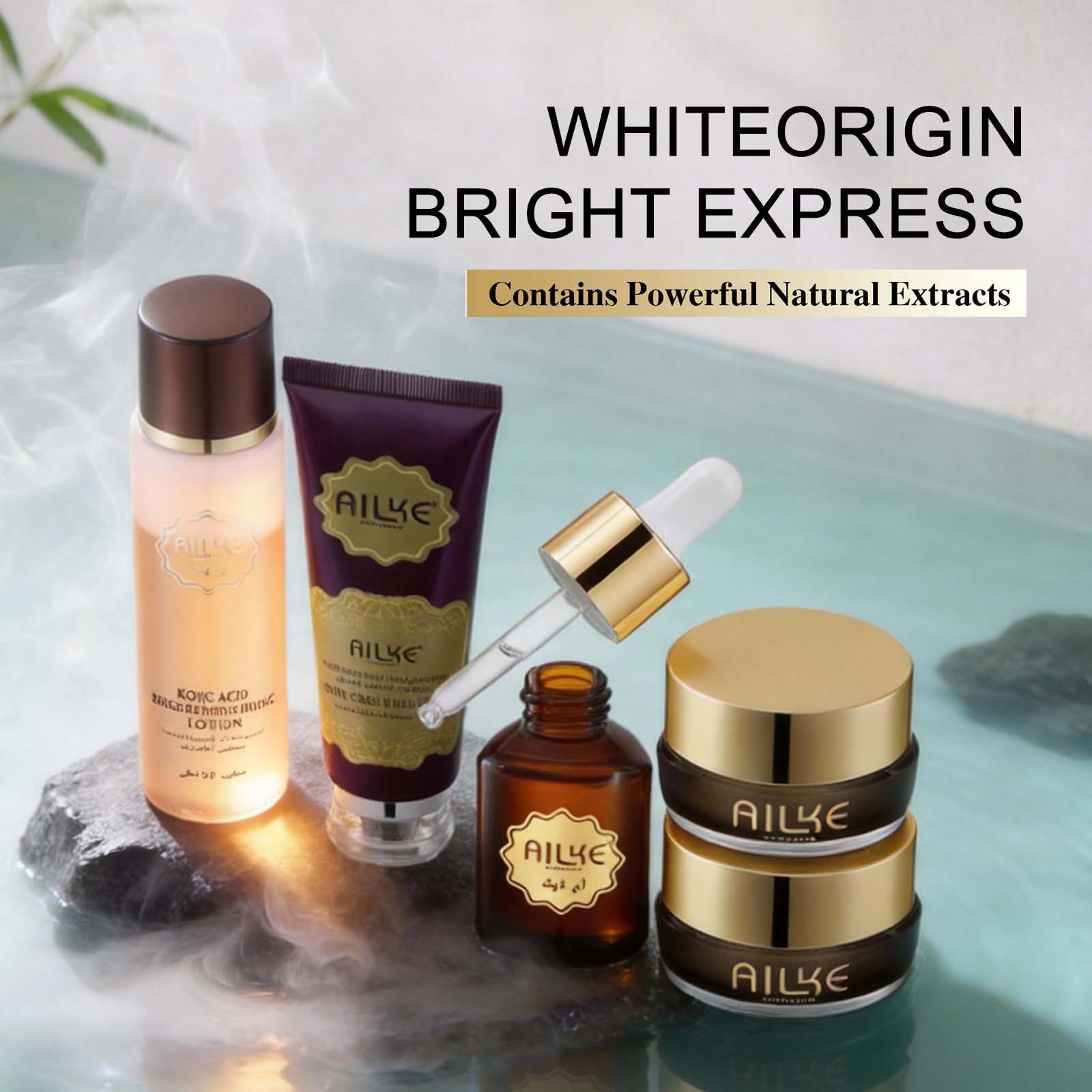 Charcoal Whitening Paste - AILKE Perawatan Wajah Pemutih Untuk Wanita,