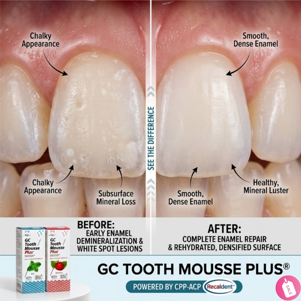 Pasta Gigi Mousse Rasa Buah GC - Teeth Whitening Best ulasan dan harga