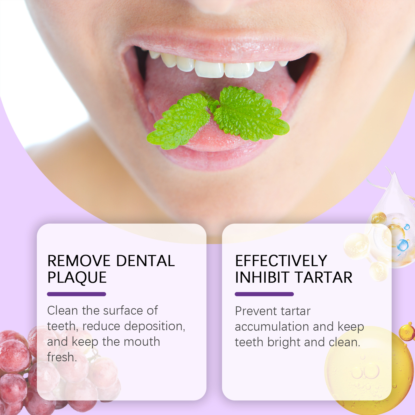 Pasta Gigi Pemutih Gigi Grape  - Teeth Whitening Best ulasan dan harga