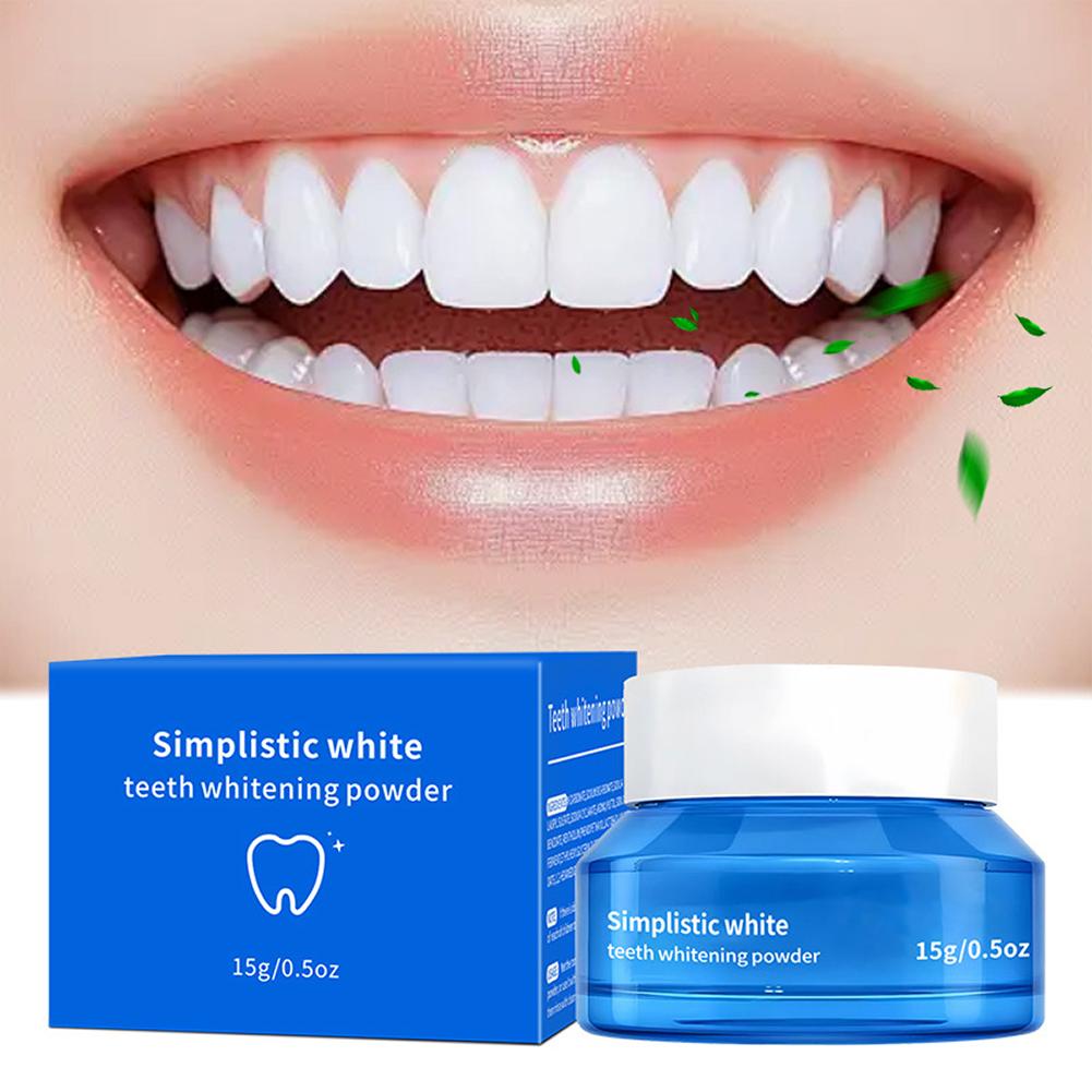 Bubuk Pemutih Gigi Putih Seder - Teeth Whitening Powder ulasan dan harga