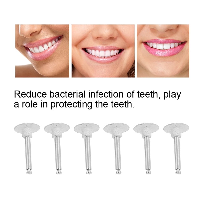 6 Buah Set Kepala Pemoles Gigi - Teeth Whitening For Braces ulasan dan harga
