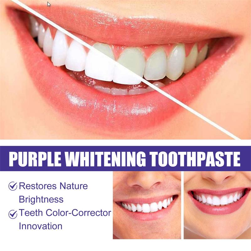 Pasta Gigi Pemutih Gigi Ungu 9 - Teeth Whitening That Works ulasan dan harga