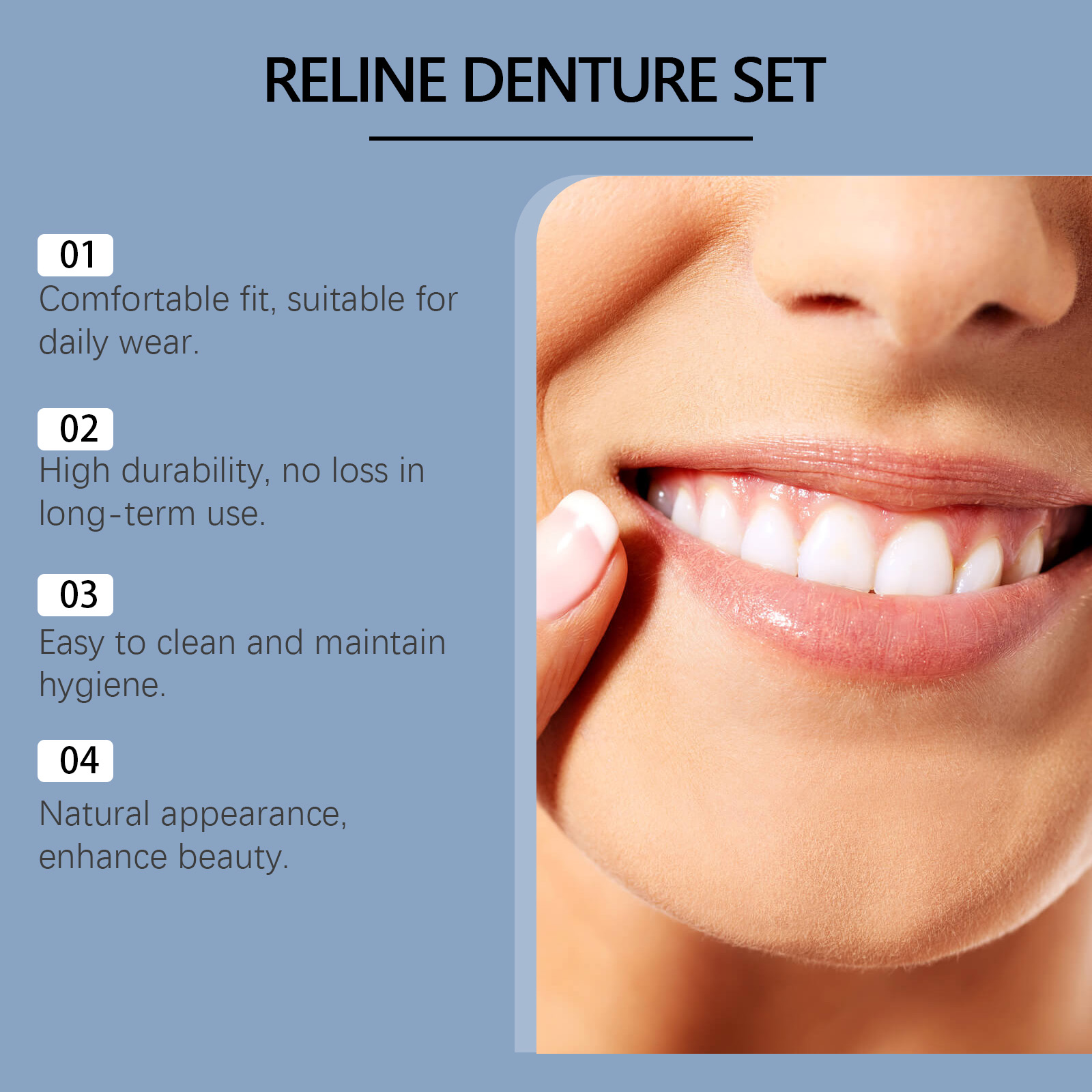 Gigi Palsu, Gigi Tiruan, Gigi  - Teeth Whitening For Braces ulasan dan harga