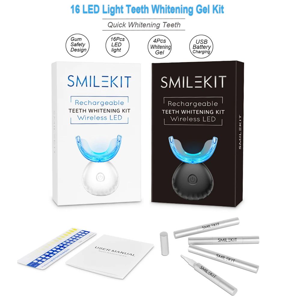 Kit pemutih gigi Mini 16 LED c - Teeth Whitening That Works ulasan dan harga