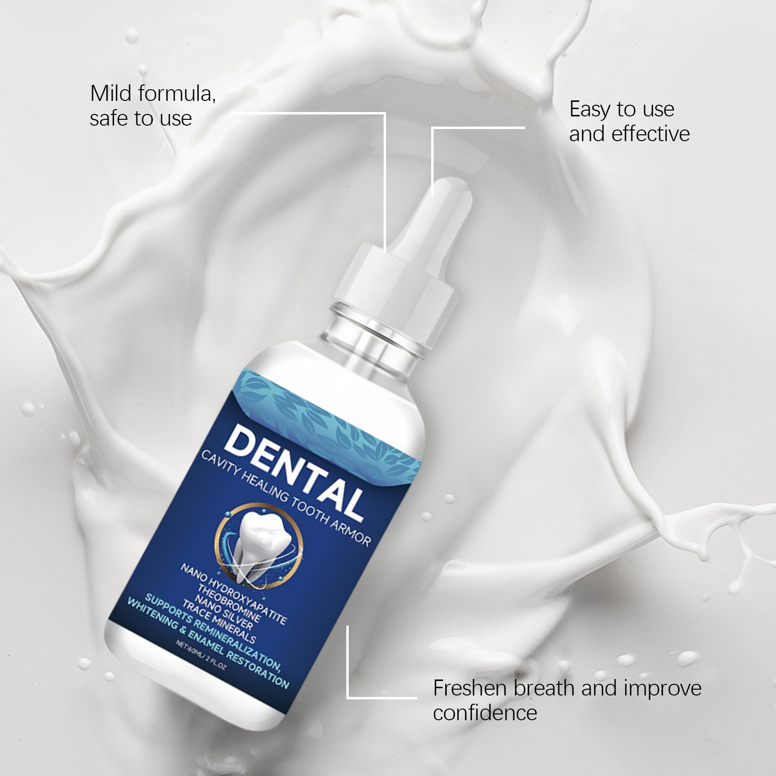 60ml Nano Hydroxyapatite Tooth - Teeth Whitening That Works ulasan dan harga