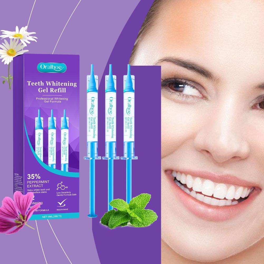 Set Gel Pembersih Noda pada Pe - Teeth Whitening Gel Refills ulasan dan harga