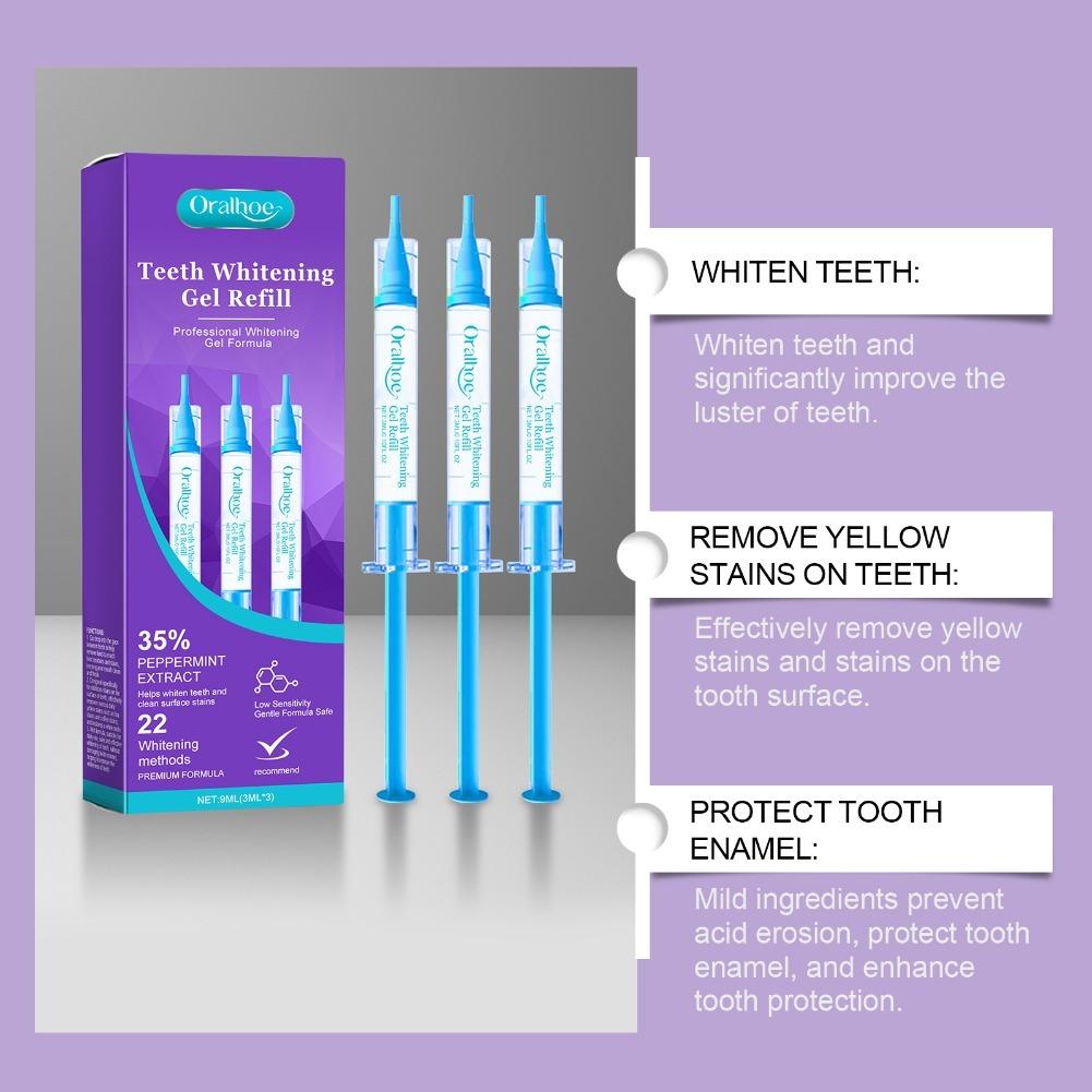 Set Gel Pembersih Noda pada Pe - Teeth Whitening Gel Refills ulasan dan harga