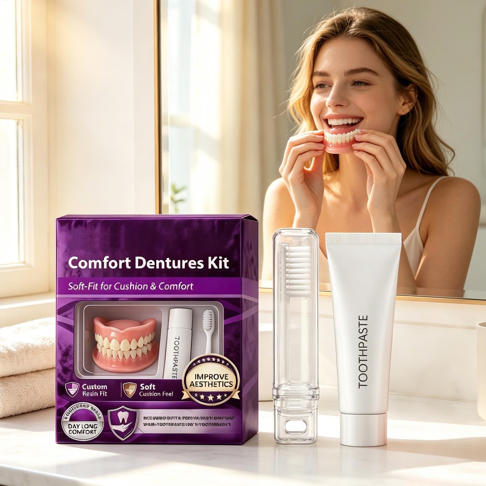 Set Lengkap Gigi Palsu Alami A - Teeth Whitening For Braces ulasan dan harga