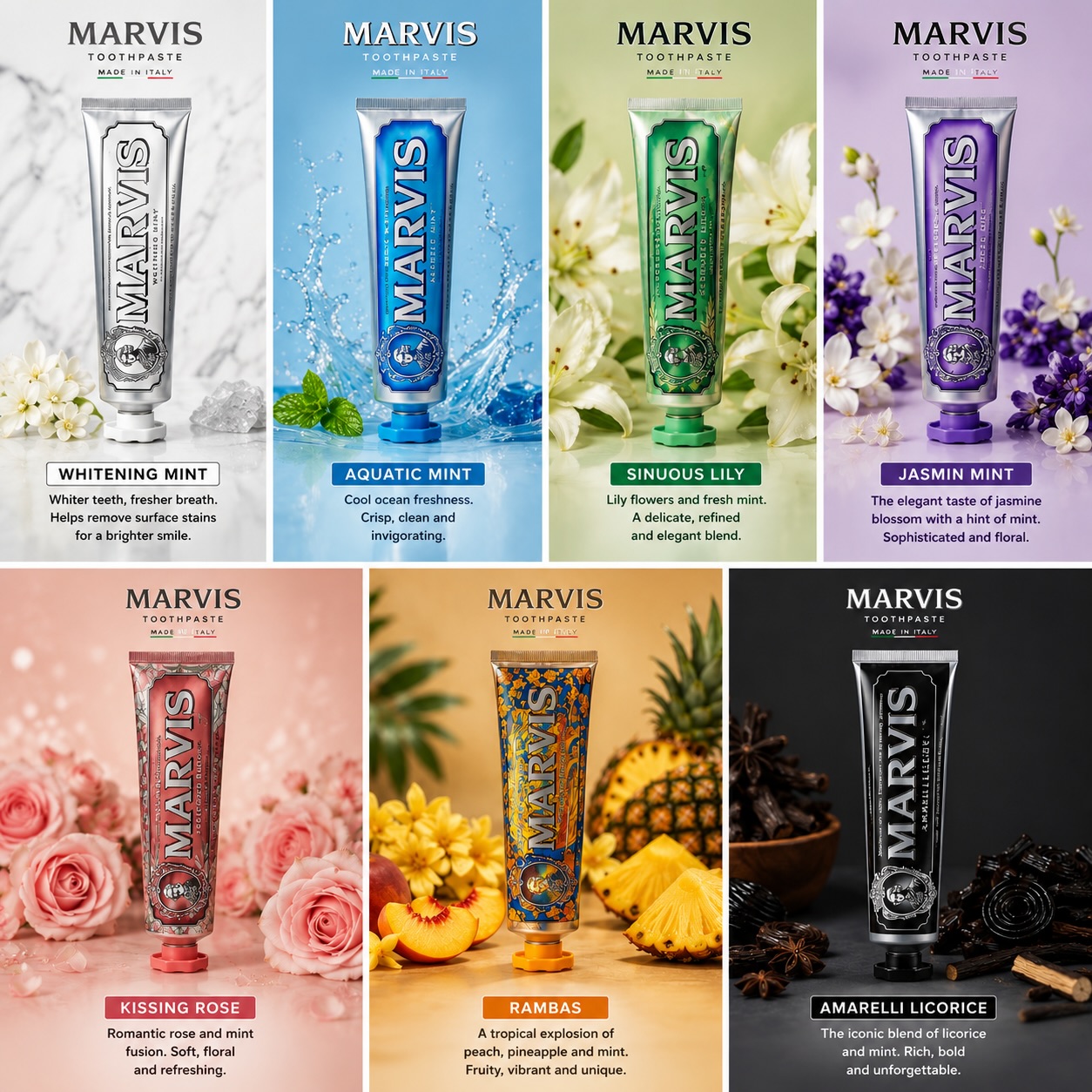 Pasta Gigi Marvis Mint Perawat - Teeth Whitening Best ulasan dan harga