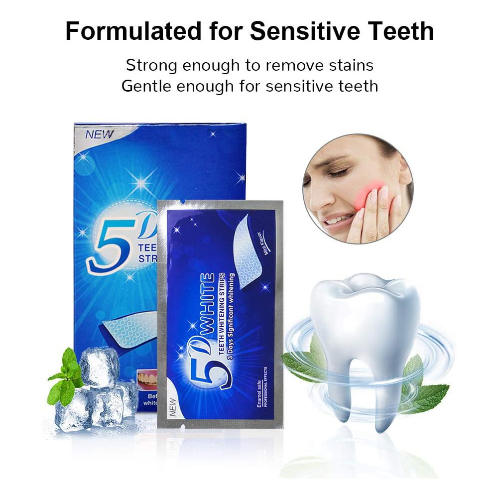Strip Pemutih Gigi 5D Gel Pemu - Teeth Whitening Gel Refills ulasan dan harga