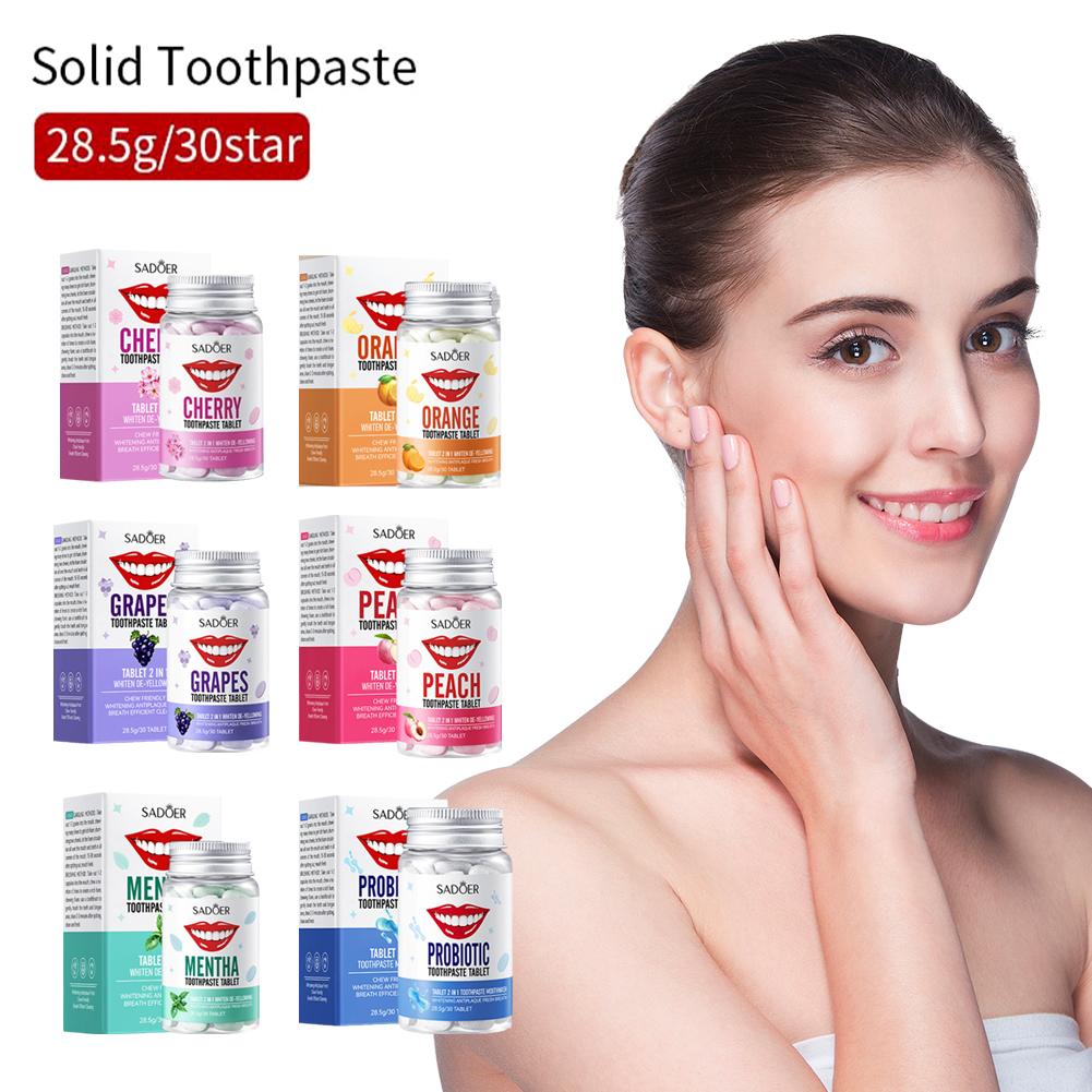 Tablet Pasta Gigi Padat Mint R - Teeth Whitening Powder ulasan dan harga